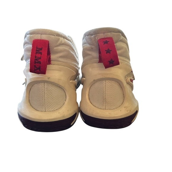 Nike Men's Cosmic Unity 2 Athletic Shoes in Red and Coconut milk - Picture 5 of 8